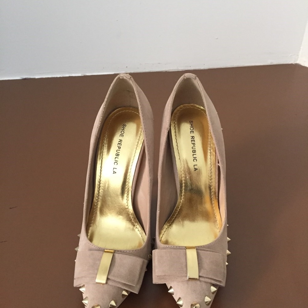 Tan Shoes with studs